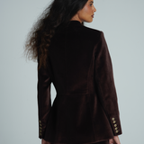 Blazer Ramon Terciopelo Café