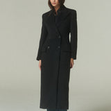 Abrigo Sastrero Alpaca Negra