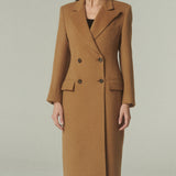 Abrigo Sastrero Alpaca Camel