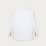 Blazer Amelia Lino Blanco