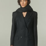 Blazer Bar Lana Negra