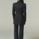 Blazer Bar Lana Negra