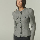 Blazer Margaux Tweed Gris