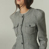 Blazer Margaux Tweed Gris