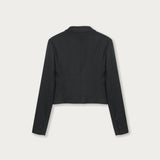 Chaqueta Sofía Lino Negro