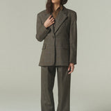 Blazer Oversize Lana Cuadros Café