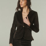 Blazer Waist Terciopelo Chocolate