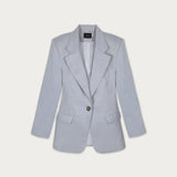 Blazer Cervinia Lino Celeste