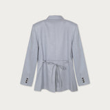 Blazer Cervinia Lino Celeste