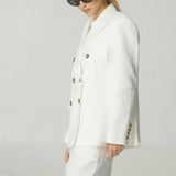 Blazer Amelia Lino Blanco