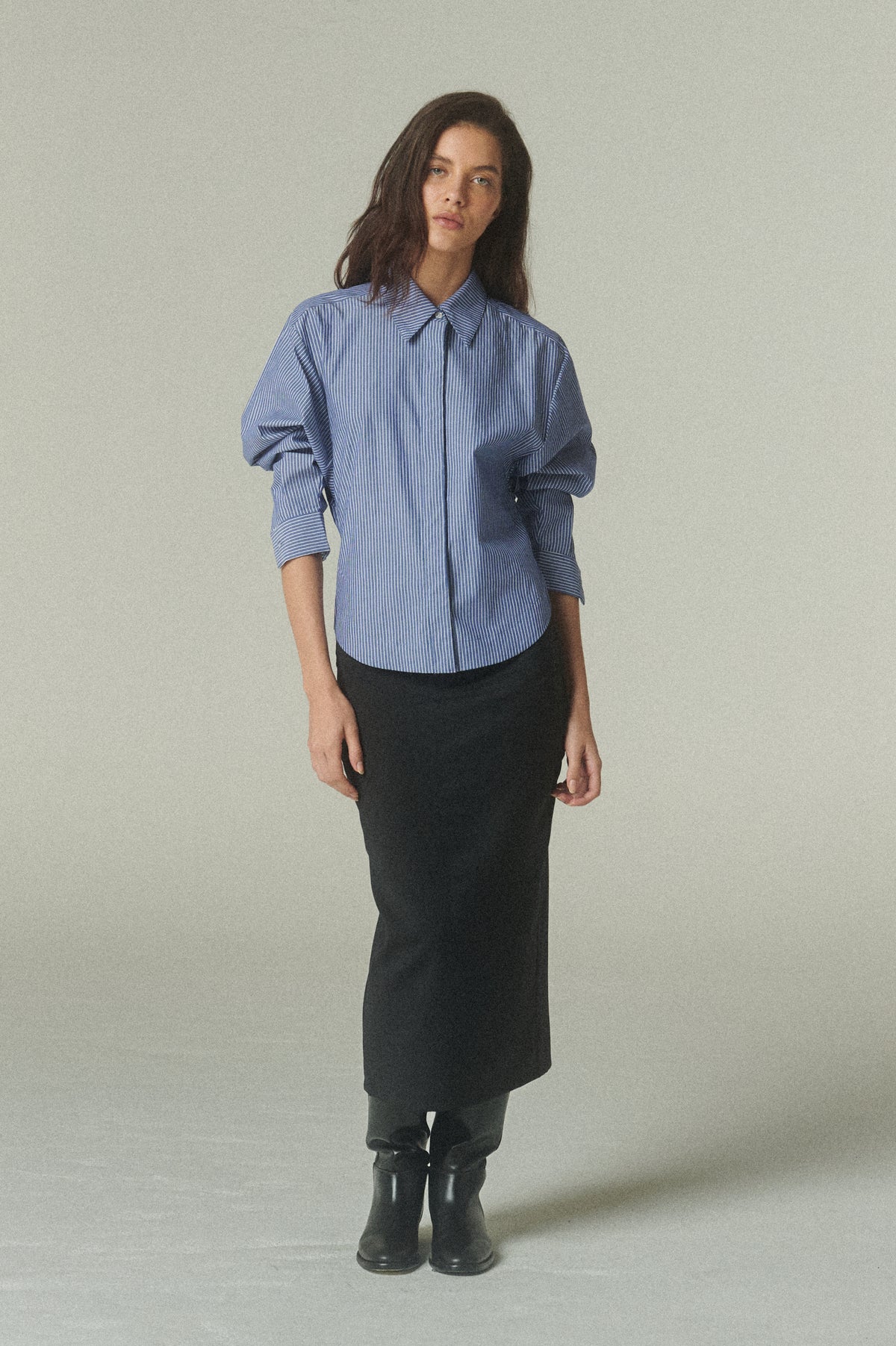Blusa Agustina Popelina Rayada