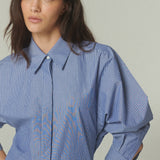 Blusa Agustina Popelina Rayada