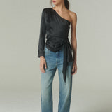 Blusa Amanda Seda Negra