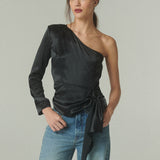 Blusa Amanda Seda Negra
