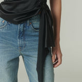 Blusa Amanda Seda Negra