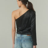 Blusa Amanda Seda Negra