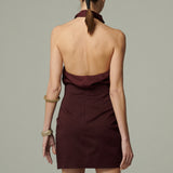 Blusa Burgos Seda Burdeo