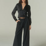 Blusa Colette Seda Negra