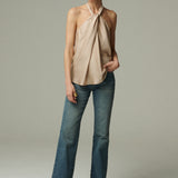Blusa Ibiza Seda Nude