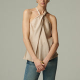 Blusa Ibiza Seda Nude
