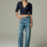 Blusa Leon Lino Azul