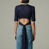 Blusa Leon Lino Azul