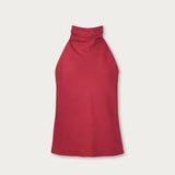 Blusa Lía Lino Terracota
