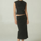 Blusa Noa Popelina Negra