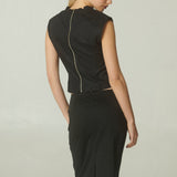 Blusa Noa Popelina Negra