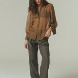 Blusa Noel Gasa Tostada