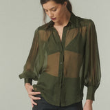 Blusa Noel Gasa Verde