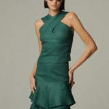 Blusa York Lino Verde