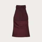 Blusa Burgos Seda Burdeo