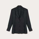 Camisa Oporto Lino Negro