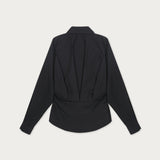 Blusa Agustina Popelina Negra