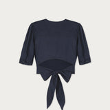 Blusa Leon Lino Azul