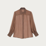 Blusa Noel Gasa Tostada