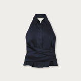 Blusa Ibiza Lino Azul