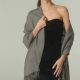 Bufanda Jane Charcoal 100% Baby Alpaca