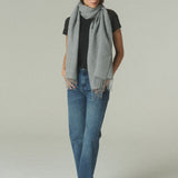 Bufanda Jane Light Grey 100% Baby Alpaca