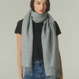 Bufanda Jane Light Grey 100% Baby Alpaca