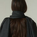 Bufanda Jane Grafito 100% Baby Alpaca