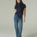 Bufanda Jane Navy 100% Baby Alpaca