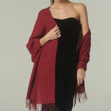 Bufanda Jane Wine 100% Baby Alpaca