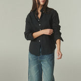 Camisa Lalalou Popelina Negra