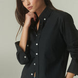 Camisa Lalalou Popelina Negra