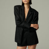 Camisa Oporto Lino Negro