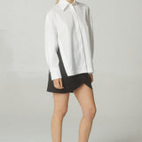 Camisa Amarra Popelina Blanca