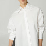 Camisa Amarra Popelina Blanca