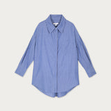 Camisa Alcala Azul Rayada